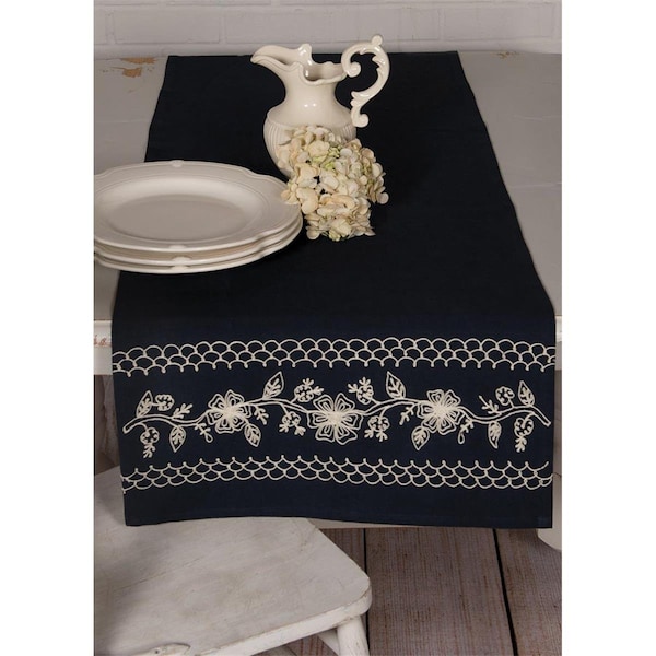 Heritage Lace 20 x 68 in. Cambria Table Runner CA-2068NV - main